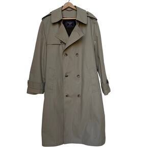Vintage Botany 500 Trench Coat with Removable Borg Lining Made in USA